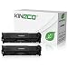 Produktbild Kineco 2 Toner kompatibel mit HP CF380X Laserjet Pro MFP M470 Series M476 DN DW NW - Schwarz je 4.400 Seiten