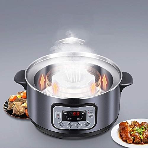 Electric Steamer Household Fish Pot Steel Stainless Steel Three-Layer Electric Food Steamer Multi Cooker(