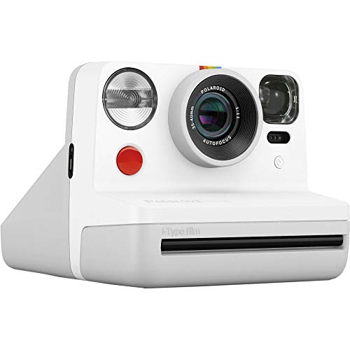 Polaroid Now Instant Film Camera (branco) + Polaroid 4668 Filme Bundle