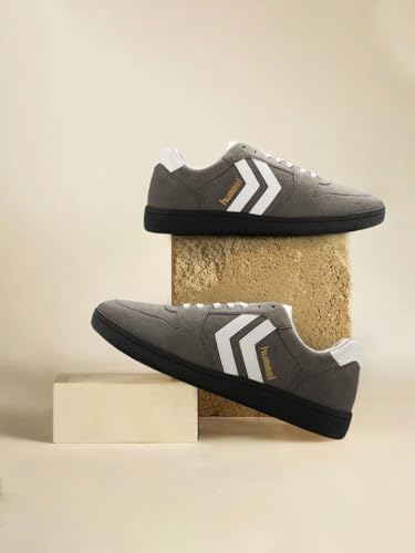 Image of hummel Classic Verve Casual Suede Sneaker for Men Lightweight with Synthetic Suede Enhanced Comfort Cushioned Insole and Slip-Resistance Work and Play Business Casual Shoes