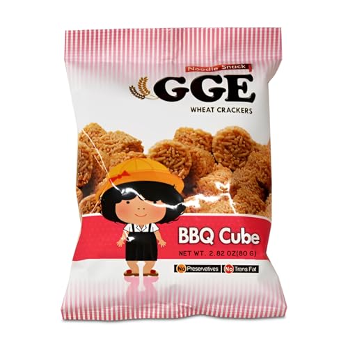 GGE Wheat Crackers – Crispy Ramen & Wheat Crackers | Low Fat, Low Carb Snacks, Family-Friendly | Asian Snacks, On-the-Go Tasty Treats, Great for Travel 2.82 OZ