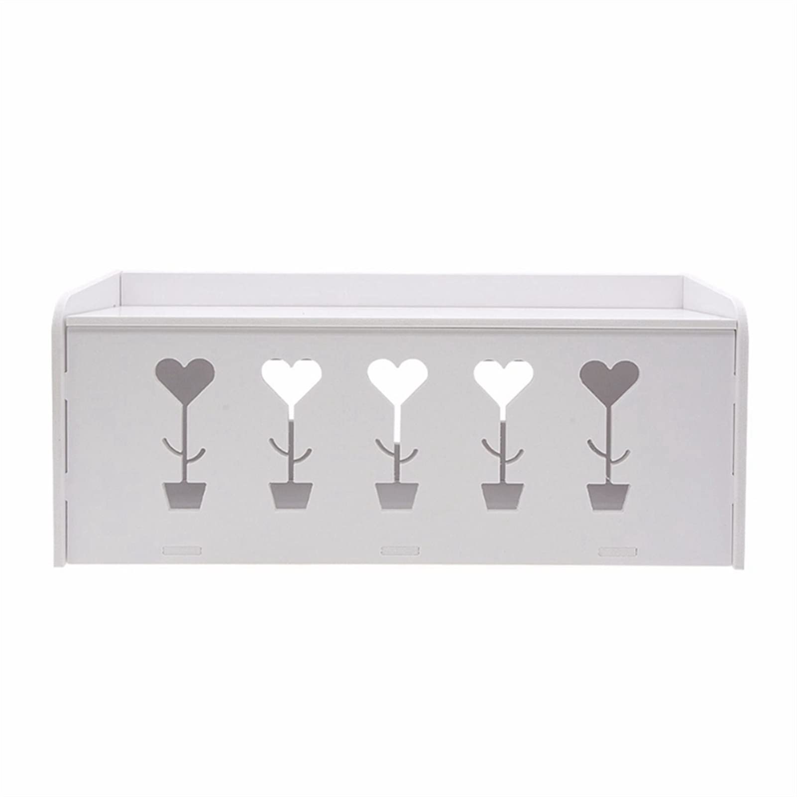 Kabelmanagement-Box Rechteckige Kabel-Aufbewahrungsbox Kabelmanagement-Buchse Netzkabel-Aufbewahrungsbox Kabelaufbewahrungs-Manager-Box (Weiß)