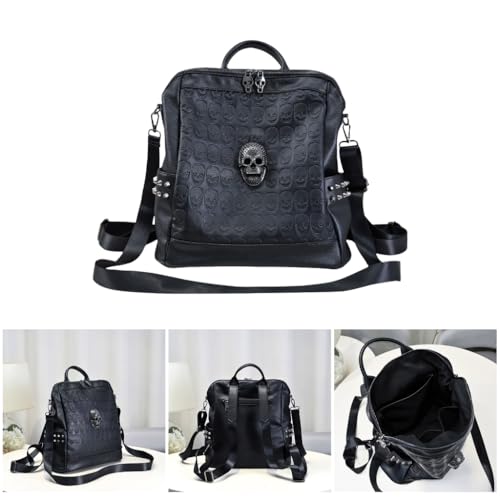 Mochila de calavera ergonómica que soluciona el espacio en trayectos 2