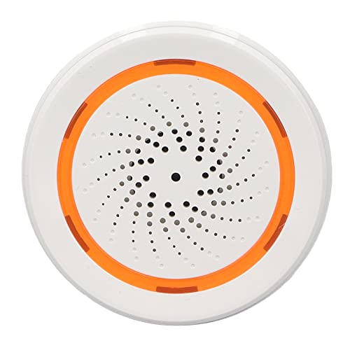 Audible Alarm, APP Remote Control Smart Siren Alarm 90db Intrusion Alarm for Zigbee 3.0 Communication Protocol 5V 1A Audible Alarm for Tuya Wirele