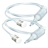 2 Pack 6.3 ft Siphon Tube Pipe Hose For Homemade Wine Beer Making Brewing Equipment by MUGLIO