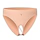 Kutocesy Crossdresser Men’s Hiding Gaff Silicone Vagina Panties for Transgender Crossdress Cosplay Drag Queen Fake Pussy for Men Role Play (Channel Model)