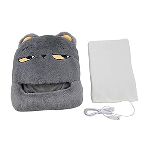 Ladieshow Foot Warmer,USB Foot Warmer Modieuze Cartoon Elektrische Verwarming Slipper Schoen voor Thuis Travel Office…