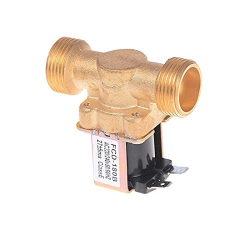 Électrovanne eau 3/4 pouce de haute précision avec finition dorée