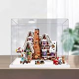 La vitrina acrílica es compatible con el modelo Lego 10267 de casa de jengibre. Caja de exhibición transparente a prueba de polvo coleccionable (solo caja de almacenamiento de 3 mm) (transparente)