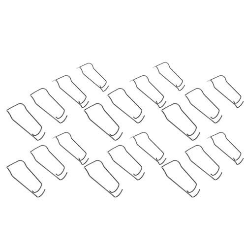 Gatuida 20 piezas Hebillas para Invernadero Fijación Soporte Accesorios Duraderos para Montaje Estructura Jardín