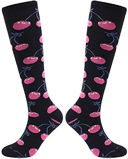 Gmoka Fancy Fruits Design Socks, Cool Dress Colorful Novelty Food Dessert Multi Pattern