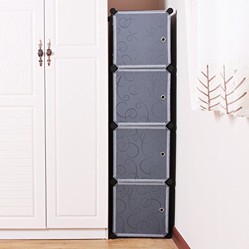 Songmics Armadio Armadietto Guardaroba Scaffale