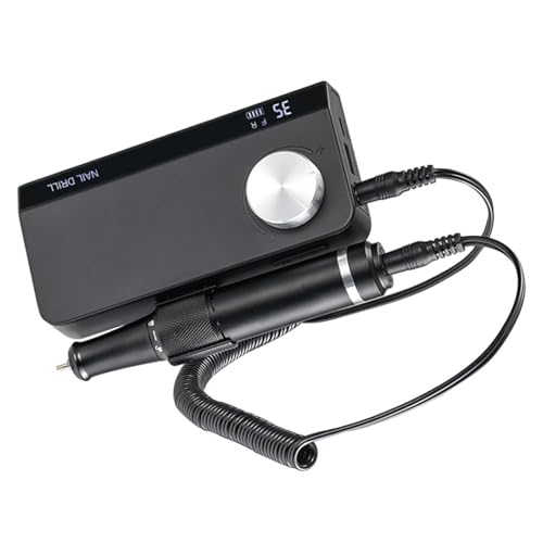 Taladro de uñas inalámbrico eléctrico para uñas, 35000 rpm, recargable, herramienta de manicura y pedicura