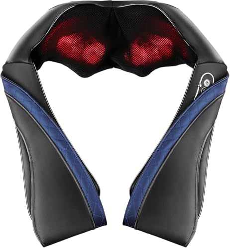 【医療機器認証済】首・肩マッサージャー 強度調節 マッサージ機 ネックショルダーマッサージ器 マッサージ ヒーター付き 肩こり かたこり ストレス解消 温熱 プレゼント 贈り物 クリスマス 父の日 母の日 敬老の日 家庭用 職場用 ギフト