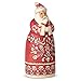 Enesco Jim Shore Heartwood Creek Nordic Noel Santa Figurine, 10.5 Inch, Multicolor