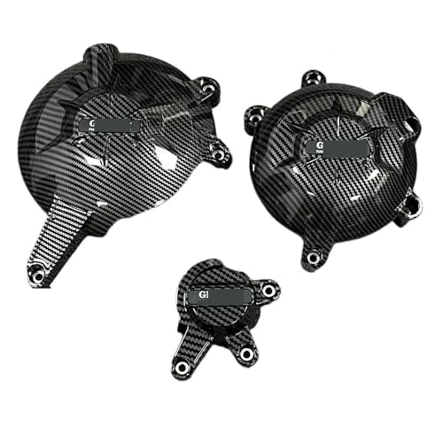 Couvercle de protection moteur ER6N haute qualité, carter de protection texture carbone