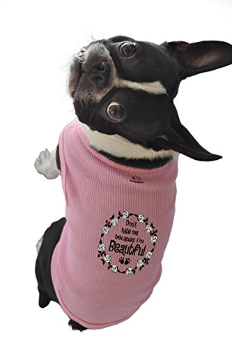 Ruff Ruff And Meow Dog Hoodie, Dont Hate Me Because Im Beautiful, Pink, Extra-Small #TOP1
