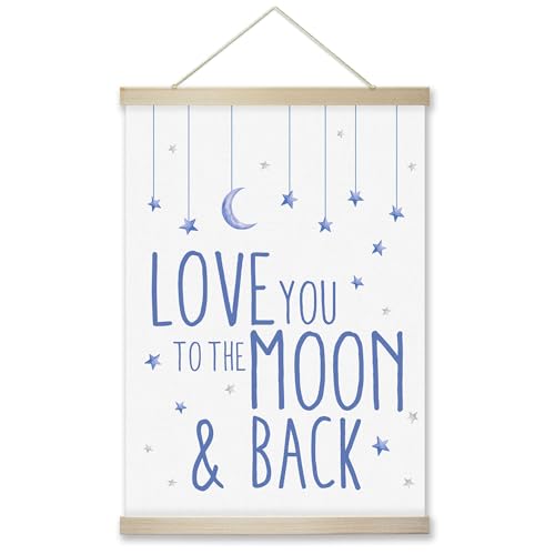 RZQIJ Moon And Back Wall Flags Banner