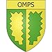 Omps 15 ville Stickers blason autocollant adhésif - Taille : 8 cm