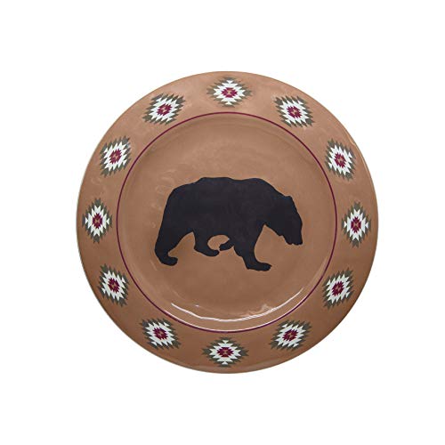 Image of Paseo Road Aztec Bear 14 Piece Melamine Dinnerware Set