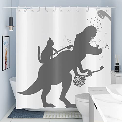 ASDCXZ Funny Shower Curtain 180x180 cm, Waterproof Fabric Shower Curtains - Image 2