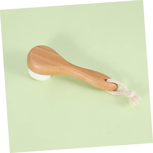Miniatura 9 de FRCOLOR Cepillo facial Exfoliating Cepillo facial de madera Mango largo de madera Limpieza profunda del poro suave