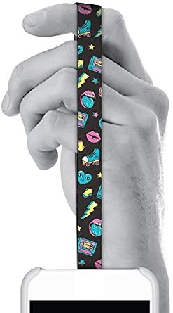 حلقات الهاتف Wrist Lanyard للهاتف - حزام معصم الهاتف - مقود الهاتف - حبل الهاتف لمنع السقوط العرضي والانزلاق - حزام هاتف مريح وسهل التثبيت لرسلك
