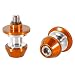 Produktbild 10mm Motorrad Hinten Fahrerlager Standschrauben Schwingspulen Schieber für 390 Duke/RC390 2015-2019 für EX300 Ninja 300/ABS 2013-2017 für RSV Mille 1998-2004 (Orange)