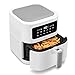 Produktbild MEDION E40 XL Heißluftfritteuse (5,2 Liter, Airfryer, 2.150 Watt, 9 Automatikprogramme, Backfunktion, ölfreies Frittieren, Touch Bedienfeld, LED Anzeige) weiß