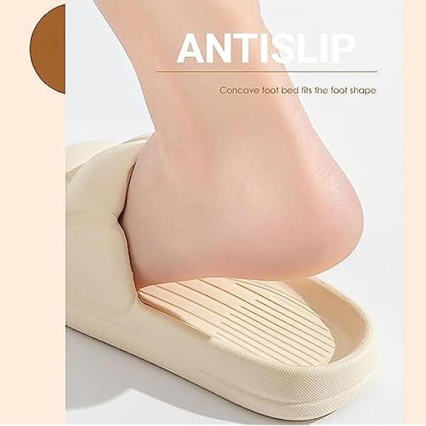 NOGRAX Tofflor sommar mjuka skor tofflor inomhus tyst badrum halkskydd glid strand flip flops män damer sandaler