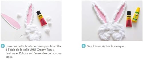 Miniatura 7 de Pegamento UHU 38ml Creativpara tela y fieltro