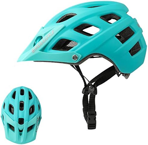 Exclusky Mountain Bike Helmet, MTB Helmet Adult Lightweight Breathable Mens Bike Helmet Cycling Mountain & Road Bicycle Helmets for Men Women
