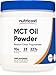 Nutricost Premium MCT Oil Powder .5LBS - Best For Keto, Ketosis, and Ketogenic Diets - Zero Net Carbs, Non-GMO and Gluten Free