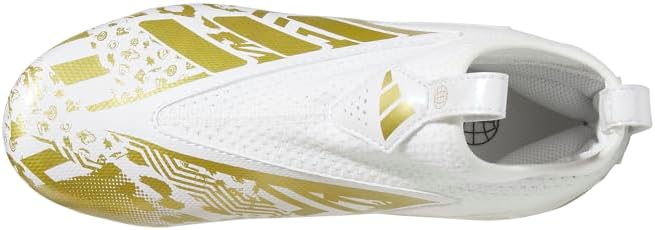 adidas Kids Boys Freak Spark 23 Mismatch Slip On Football Sneakers Shoes Cleated - Gold, White