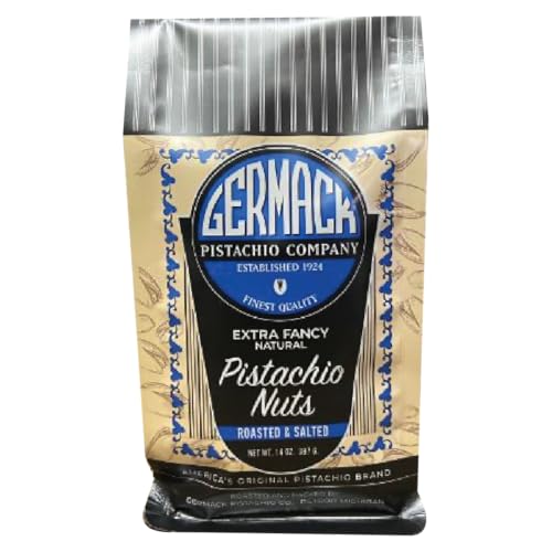 Germack® - Extra Fancy California Pistachio Nuts - In-Shell - Roasted and Salted (14oz Signature Bag)