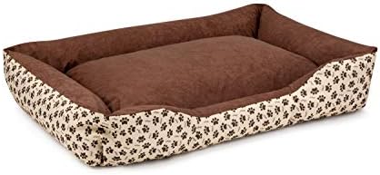 BedDog(R) legowisko dla psa LUPI L, sofa dla psa z Cordury, mikrofibra welurowa, zmywalne legowisko dla psa z brzegiem