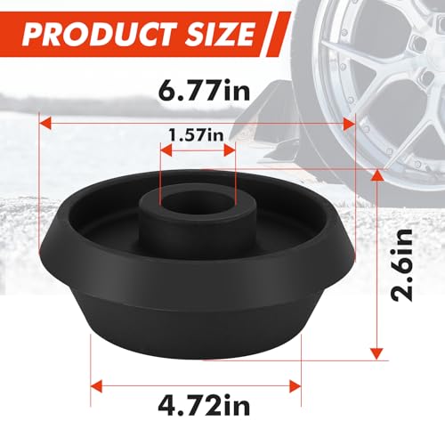 Image of 40mm High-Precision Wheel Balancer Cone Kit - Hub Centric Adapter for Tire Balancing Machines, Universal Fit for Cars /SUVs /Trucks