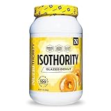 Isothority Whey Protein Isolate, Glazed Donut, 2 lb - Ultra Absorbable Branched Chain Amino Acids (BCAA) Powder with 25g Protein Per Serving, Low Carb - Build Muscle & Accelerate Recovery