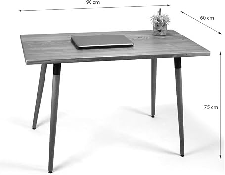 Doğal Ağaç Masif Kütük Masa Ahşap Çalışma Masası Ofis Masası 60cm X 90cm (Ağaç Ayak)