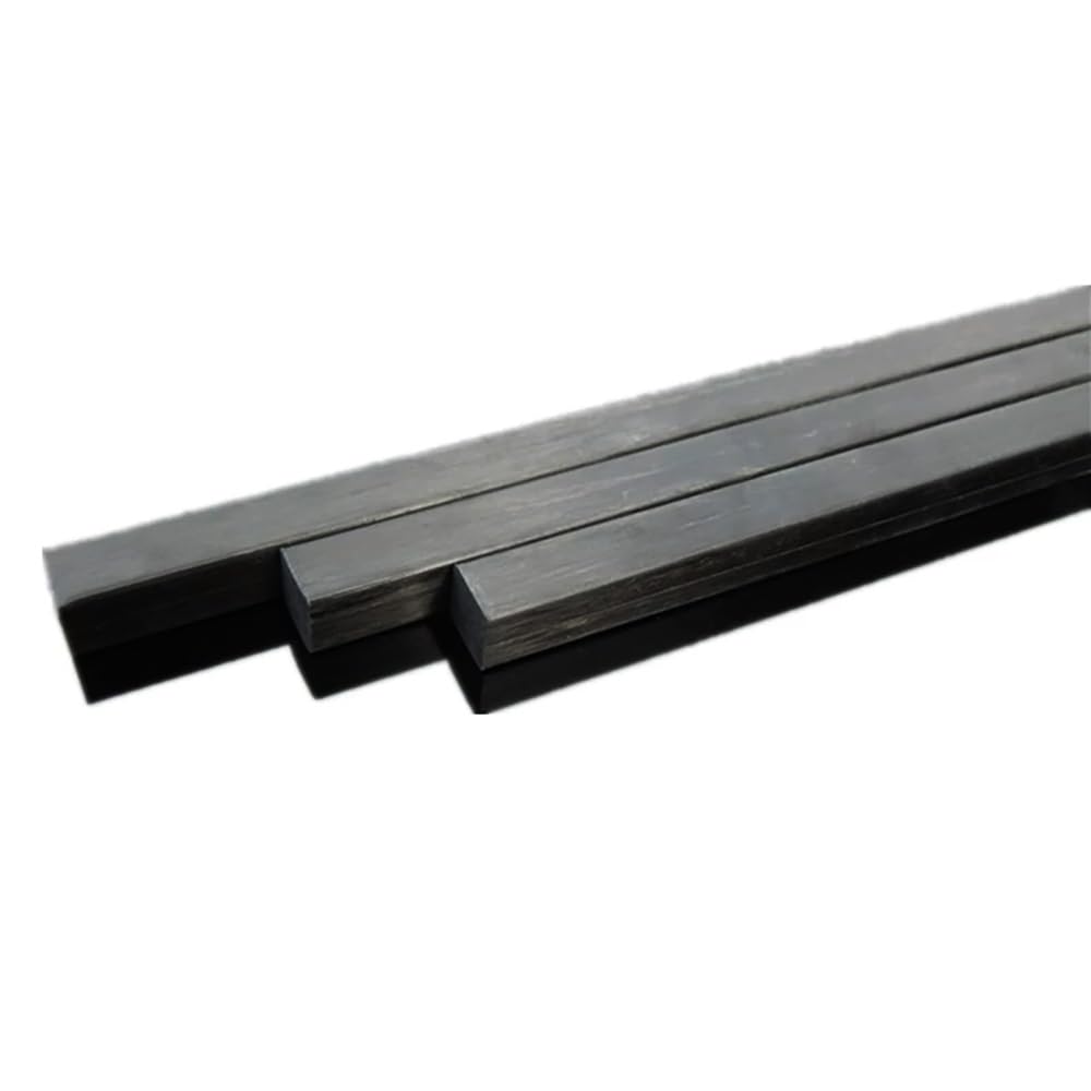 1 Stück Kohlefaser-Quadrat-Massivstäbe CFR-Stäbe, Dicke 1,5 Mm/2 Mm/2,5 Mm/4 Mm/5 Mm/6 Mm/8 Mm/10 Mm/13 Mm Länge 1 M(13x13mm)