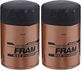 Fram HM3980 High Mileage Oil Filter, Pack of 2