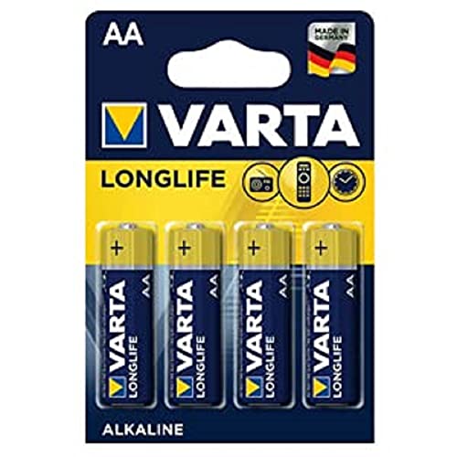 Varta Longlife 1,5 V Zinc Carbon AA Batterien 4erPack