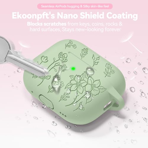 Image of for AirPods Pro 3 Case, Soft Silicone Airpod Pro Case Cover with Keychain & Cleaning Kit Compatible with AirPods Pro 3rd Generation 2025 for Women Girly, Anti-Scratch