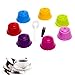 Pineocus Capsules de café réutilisables Rechargeables pour Le Filtre-Machine Nescafé Dolce Gusto,Paquet de 7 Tasses colorées avec cuillère et Pinceau,café Dolce Gusto