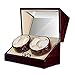 JQUEEN Automatic Quad Watch Winder with Double Quiet Mabuchi Motors