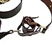 Armory Replicas Knights Templar Double Belt Sword Frog Extra Large Black