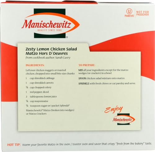 Manischewitz Matzo, Thin Salted (12x10 OZ) - Thumbnail 4