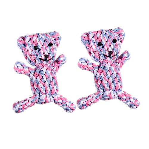 CIYODO 2Pcs Durable Dog Chew Rope Interactive Pet Supplies for Puppies for Chewing and Playtime for Breeds