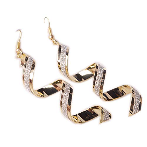 Preisvergleich Produktbild xianhuzhenzhen Kostengünstige Damen-Ohrringe, Spiral-Ohrringe, Ohrhänger, Schmuck für Frauen und Mädchen