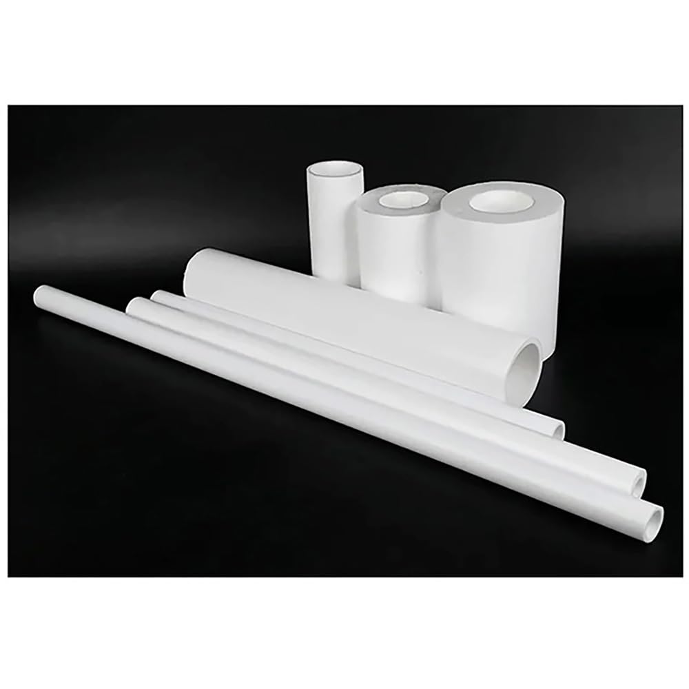 Tubo de PTFE blanco de 500 mm de longitud, diámetro interior 6 20 mm OD 20 25 mm, tubo de polietileno resistente a los productos químicos para uso industrial, 1 unidad (6 mm x 20 mm), duradero y